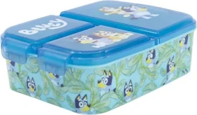STOR Multi Box na svačinu Bluey / Box na svačinu / 3 přihrádky / bez BPA (50620)