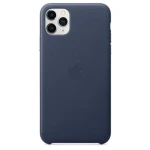 Apple iPhone 11 Pro Max Leather Case Midnight Blue MX0G2ZM/A