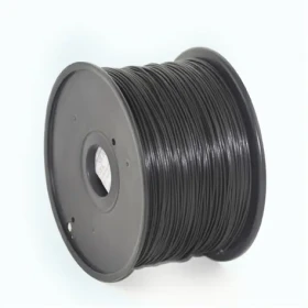 Gembird 3DP-ABS1.75-01-BK Filament ABS černá / struna pro 3D tiskárnu / ABS / 1.75mm / 1kg (3DP-ABS1.75-01-BK)