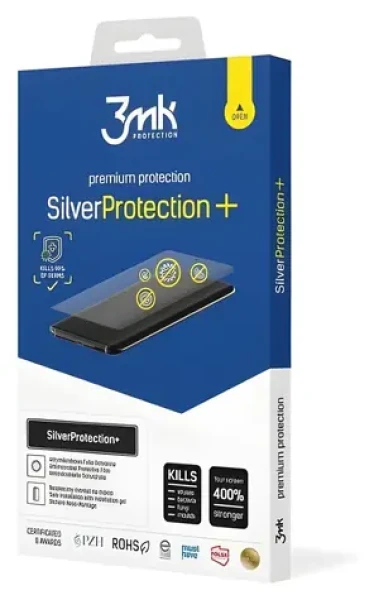 3mk SilverProtection+ pro Motorola Razr 50 (přední displej) / Ochranná fólie / antimikrobiální / mokrá instalace