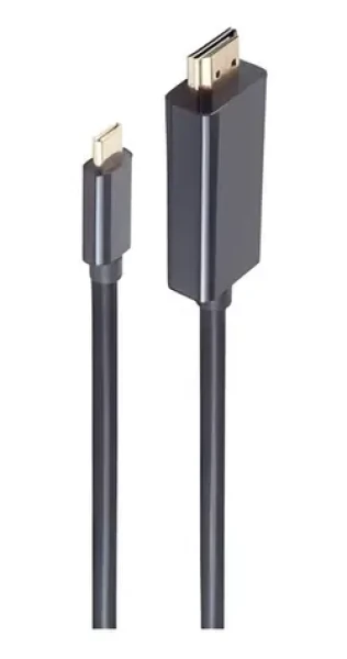 Shiverpeaks kabel HDMI - USB-C černá / Kabel / 60 Hz / pozlacené konektory / 1,8 m (BS10-57185)
