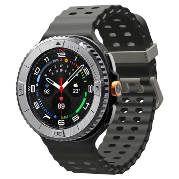 Spigen Bezel Tune (Pilot) Ochranný kryt pro Galaxy Watch 8 Classic 46mm stříbrná (ACS10015)
