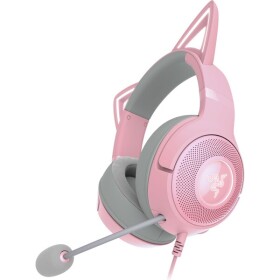 Razer Kraken Kitty V2 růžová / Herní sluchátka / mikrofon / USB-A / 2 m (RZ04-04730200-R3M1)
