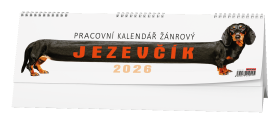 Stolní kalendář 2026 Baloušek - Pracovní žánrový - Jezevčík