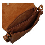 Praktická dámská crossbody kabelka Mirna, hnědá