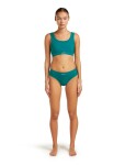 Dámské merino kalhotky ICEBREAKER Wmns Rib Lotus Hipster, Tidal Teal velikost: S