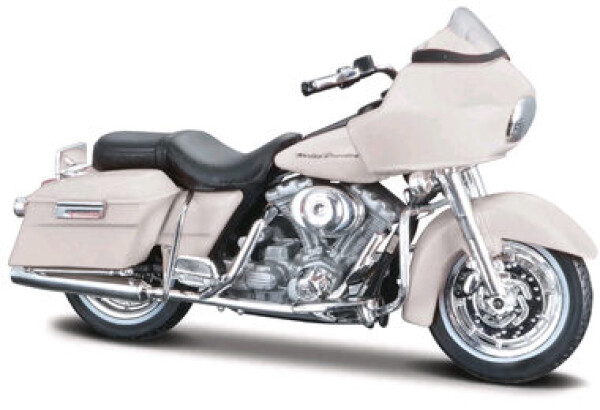 Maisto HD 2002 FLTR Road Glide® bílá