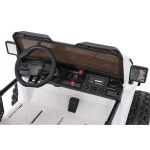 Mamido Elektrické autíčko Extreme Sport 4x4 s proměnlivou velikostí bílé
