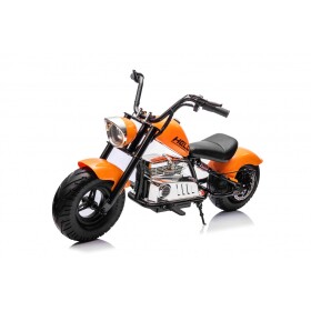 Mamido Dětská elektrická motorka Chopper Warrior 36V oranžová