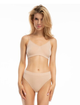 Dámská podprsenka Julimex Bamboo Bralette S-2XL béžová XL