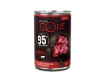 Wellness Core Dog 95% Protein Adult hovězí s brokolicí 400g / Konzerva pro psy (076344118572)
