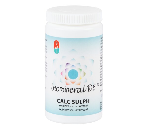 Biomineral D6 CALC SULPH tkáňové soli TYRKYSOVÁ 180 tablet
