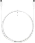 Goobay bílá / Kabel USB-C / silikonový / 1,5 m (77743)