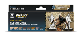 Vallejo Wizkids Premium Set 80259 Fleshtones (8)