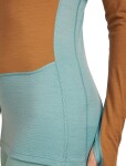ICEBREAKER Wmns 200 ZoneKnit LS Crewe, Hydro/Trail/Cb (vzorek) velikost: S
