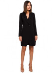 Blejzrové šaty S217 černé - Stylove černá M