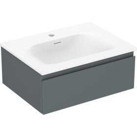 MEXEN/S - Orio koupelnová skříňka 60 cm s umyvadlem Vela, 1 šuplík, grafit mat/bílá mat 91A10-06023-1-BF66-W23M01