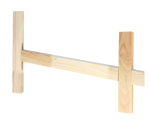 Kocierz Příčka pro rám smrkový - 110 cm