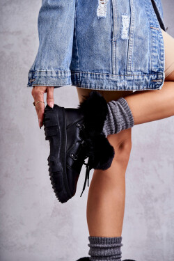 Teplé boty Trappers Černá Charles 39