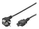 Goobay černá / Napájecí kabel / CEE 7/7 - C5 / 3-pólový / 1,8 m / pro notebooky (68004)
