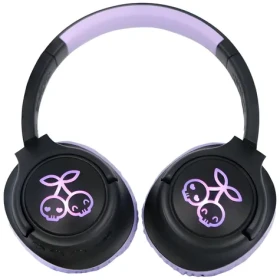 OTL Technologies Kuromi / Bezdrátová dětská sluchátka / mikrofon / Bluetooth / LED podsvícení / AUX (KU1526)