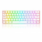 Rozbaleno - Redragon K530 Draconic Pro bílá / Bezdrátová klávesnice / Mechanická / Brown Switch / RGB / USB / BT / US / rozbaleno (RED-K530W-RGB-PRO.rozbaleno)