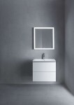 DURAVIT - L-Cube Umyvadlová skříňka 55x62x48 cm, 2 zásuvky, bílá mat LC624001818