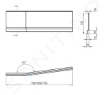 RAVAK - Vanové panely Čelní panel BeHappy II, 1600 mm, pravý, bílá CZ97100A00