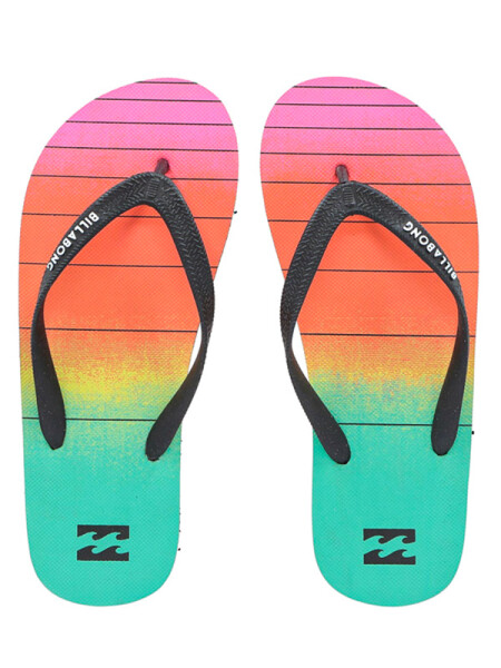 Billabong TIDES 73 STRIPE neon pánské žabky - 43EUR