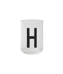 DESIGN LETTERS Sklenička s písmenem Letters 350 ml W, čirá barva, sklo