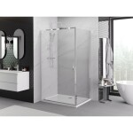 MEXEN/S - Exo sprchový kout dveře křídlové 90 x 95, transparent, chrom 8181-090-095-01-00