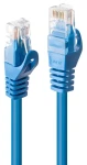 Lindy modrá / Patch kabel / Cat 6 U/UTP / RJ45-RJ45 / 3 m (48174)