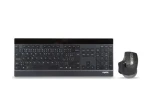 Rozbaleno - Rapoo 9900M Multi-Mode černá / bezdrátová sada klávesnice a myši / 2.4 GHz / BT 3.0 a 4.0 / CZ verze / rozbaleno (6940056193490.rozbaleno)