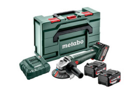 Metabo W 18 L 9-125 QUICK SET / Aku úhlová bruska / 18V / 3x4Ah / Průměr 125 mm / 8500 ot-min / metaBOX (MET602249960)