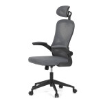 Kancelářská židle, houpací mechanismus, šedá, KA-K2021 GREY