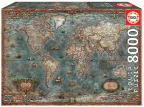Educa Historical World Map 8000 dílků