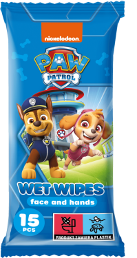 Vlhčené ubrousky Tlapková patrola 15 ks - Trigo
