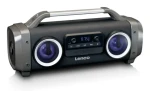 Rozbaleno - Lenco SPR-100 černá / Přenosný reproduktor / 25W / Bluetooth 5.0 / FM / USB / microSD / AUX / IPX4 / rozbaleno (SPR-100.Rozbaleno)