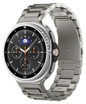 Spigen Modern Fit Titanium přírodně titanová / Řemínek / Samsung Galaxy Watch 8 46mm/44mm/40mm (AMP10122)
