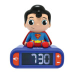 Lexibook budík Superman se svítící figurkou