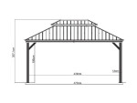 Sojag Messina 12x16 363x483x307 cm antracit