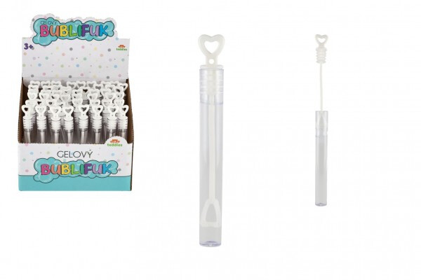 Bublifuk mini gelový 5 ml bílý svatební