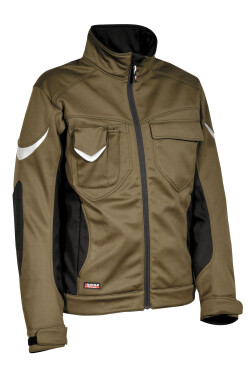 Bunda COFRA SCOURER Softshell Barva: Hnědá, Velikost: 48 (V065_0_03_Z48)