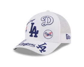 Pánská kšiltovka Los Angeles Dodgers MLB NEW ERA 940MC AF Trucker All Over bílá