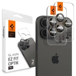 Spigen Glass tR EZ Fit Optik Pro ochranné sklo pro Apple iPhone 16 Pro/Pro Max 2ks desert titanium (AGL08862)