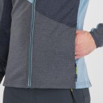 KARPOS Federa Full-Zip Fleece, Woodl.Gray/Black/Smoke Blue velikost: L