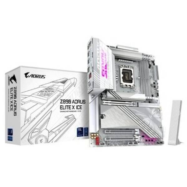 GIGABYTE Z890 AORUS ELITE X ICE / Z890 / LGA 1851 / 4x DDR5 / PCIex16 / 2.5GLAN / ATX (Z890 A ELITE X ICE)