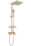 REA - Sprchový set s baterií 150mm Jack kartáčované zlato REA-P7050