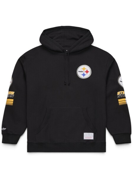 Mitchell & Ness Pánská mikina NFL Pittsburgh Steelers Triple Check Hoodie Velikost: M