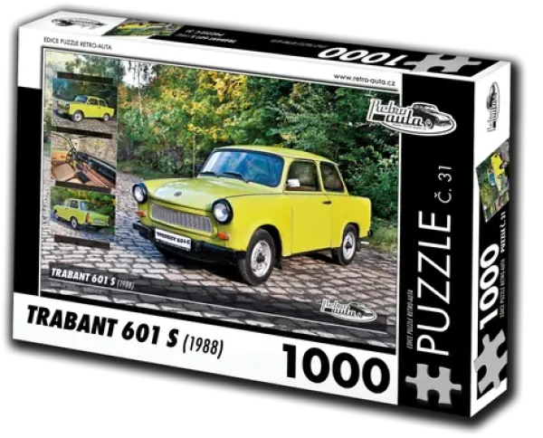RETRO-AUTA Puzzle č. 31 Trabant 601 S (1988)